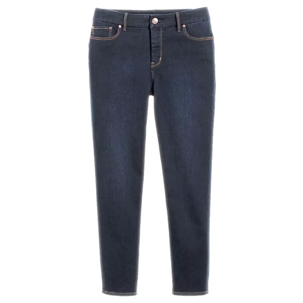 Chico's Jeans Women's 4 Crop Skimmer So Lifting Tummy Control Capri Pedal Pusher - Picture 3 of 10